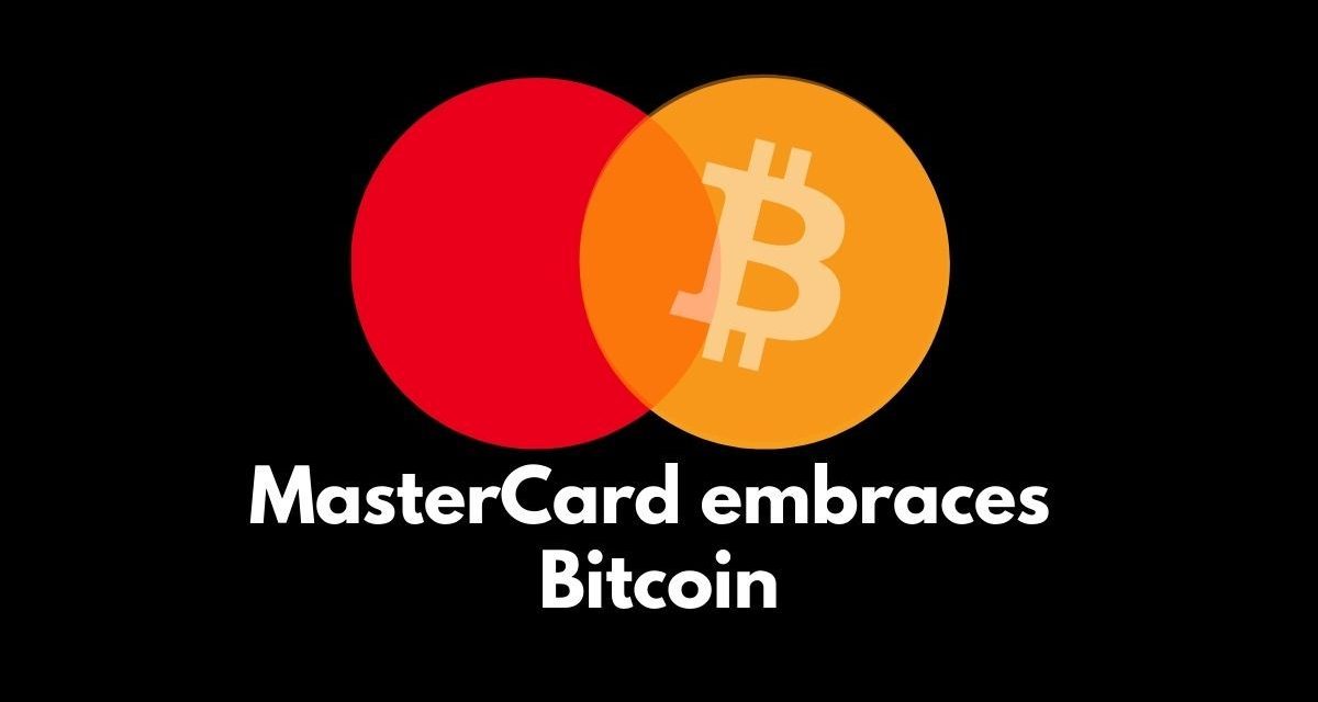 Mastercard permitirá a titulares de tarjetas transacciones con criptomonedas comlo el #Bitcoin