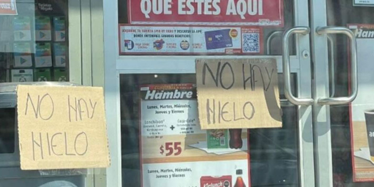 Apagones, sequía, ola de calor, escasez de agua y hielo en México son tan graves que hasta la policía protesta