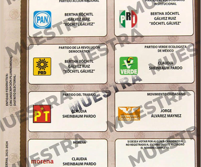 #EleccionesMéxico2024: así es como debes marcar tu boleta y estos son los documentos que necesitas