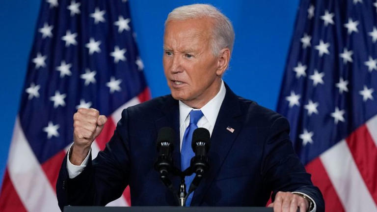 Verificado. Las afirmaciones falsas y engañosas de Biden en una rueda de prensa de alto nivel