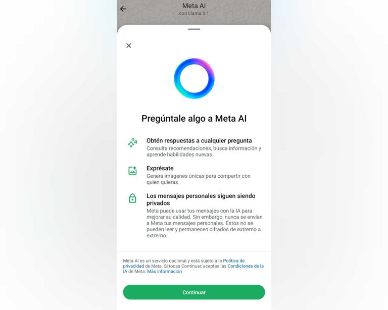 Qué es Meta AI en WhatsApp, cómo usarla y cómo desactivarla