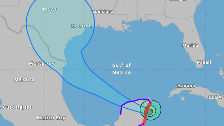 🛑Beryl toca tierra como huracán sobre Yucatán y seguirá después hacia Texas, Estados Unidos