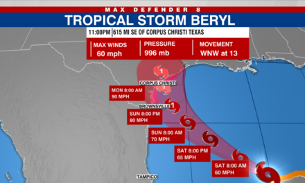 Beryl bears down on Texas, where it is expected to hit after regaining hurricane strength