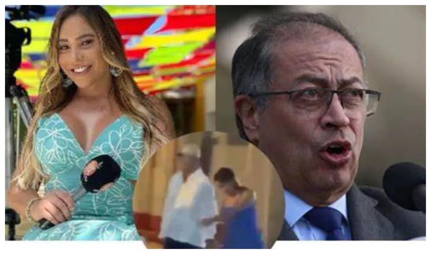 Captan al Presidente de Colombia, Gustavo Petro tomado de la mano de supuesta mujer trans en Panamá. Se llama Linda Yepes