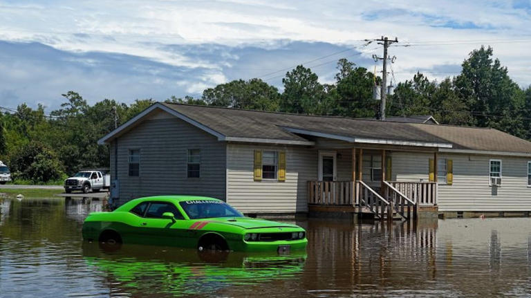 La tormenta tropical Debby toca tierra por segunda vez en Estados Unidos y amenaza con devastadoras inundaciones a medida que avanza hacia el norte