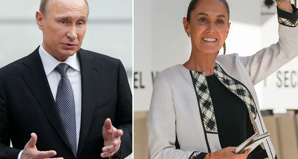 Invitan a Putin a la toma de posesión de Claudia Sheinbaum en México