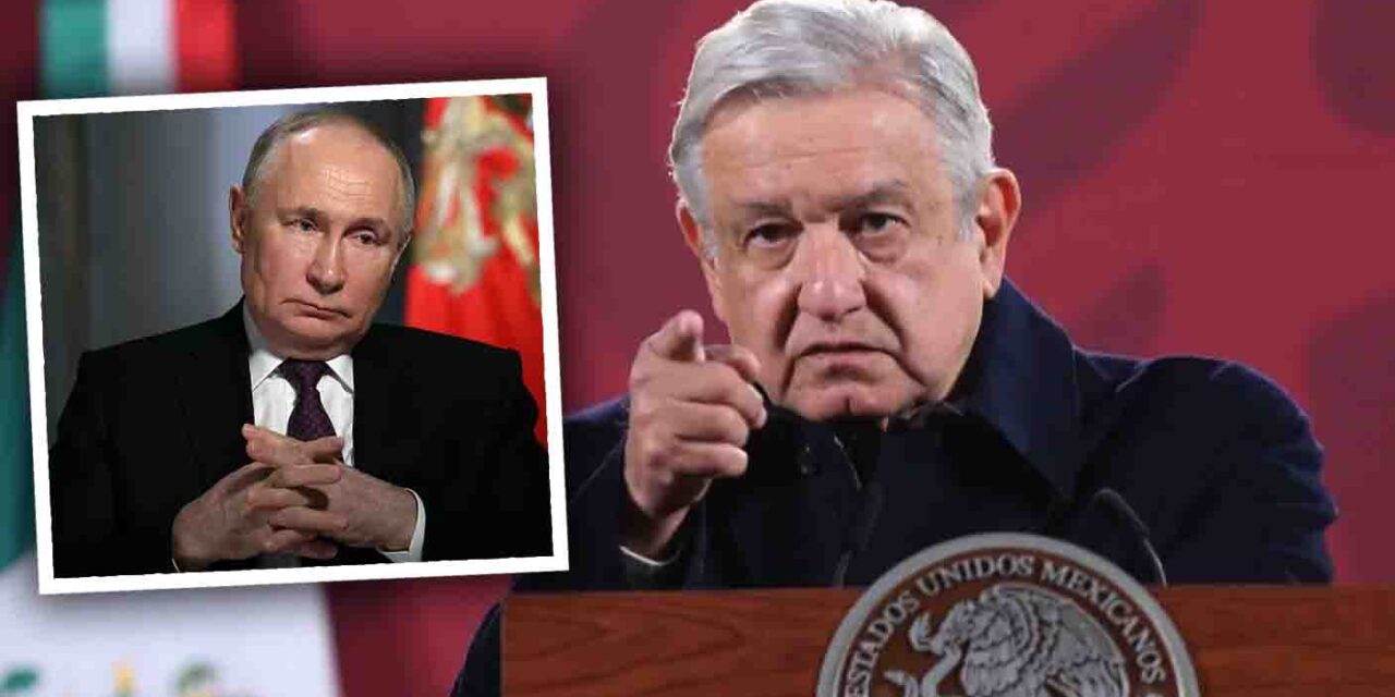 ¡Siempre apoyando a los delincuentes! AMLO dice que México no detendrá a Putin si acude a la investidura de Sheinbaum