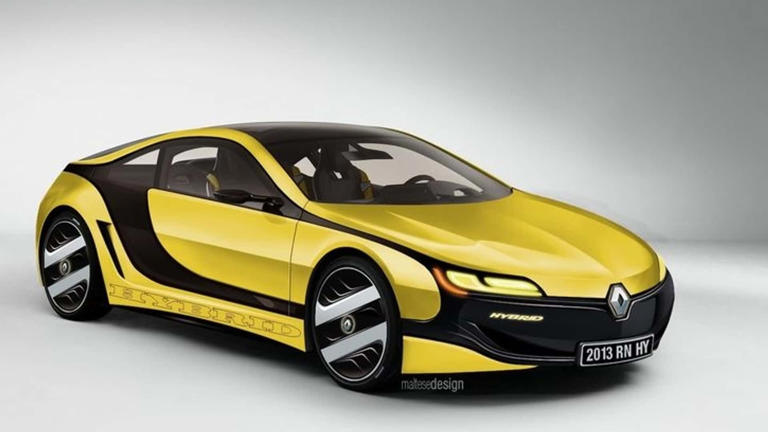 Renault Fuego: un coupé híbrido en clave moderna