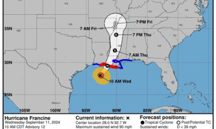 El huracán Francine toca tierra en el sur de Luisiana como categoría 2