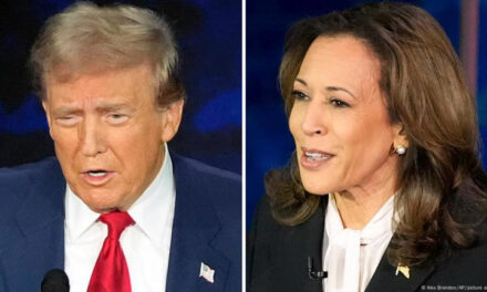 Empate en sondeos en la recta final entre Harris y Trump