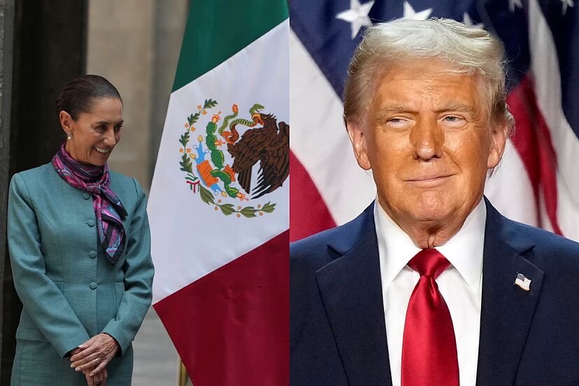 Trump dobla a Sheinbaum. La presidenta aceptó cerrar “de manera efectiva” la frontera sur de Estados Unidos y fortalecer la cooperación en el combate al narcotráfico.