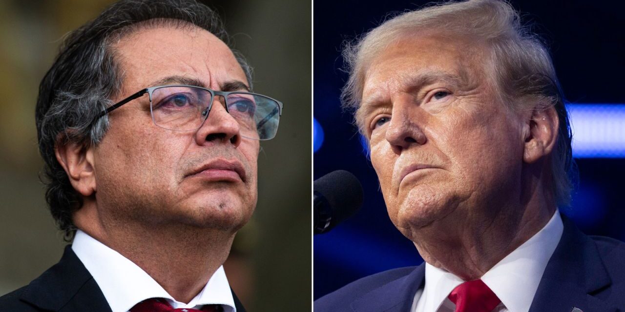 Con insultos, Gustavo Petro, presidente de Colombia responde de manera desafiante a Donald Trump