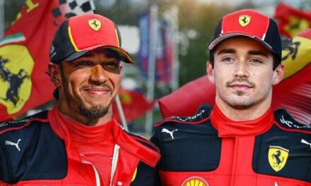 Hamilton y Leclerc rodarán juntos como compañeros de Ferrari