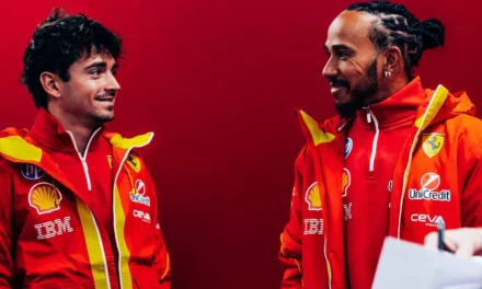 Ferrari completa el primer día de pruebas en Barcelona para Leclerc y Hamilton